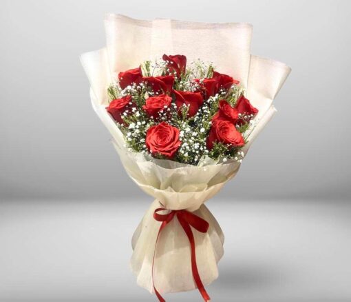 Dozen Red Roses - Flowers gift from Giftbag in Dubai, UAE