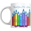 Thank You Teacher Mug with Student Names