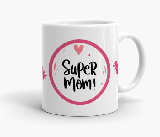 Super Mom Mug - Personalised gift from Giftbag in Dubai, UAE