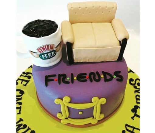 Friends Custom Cake ? 1.5kg in Dubai