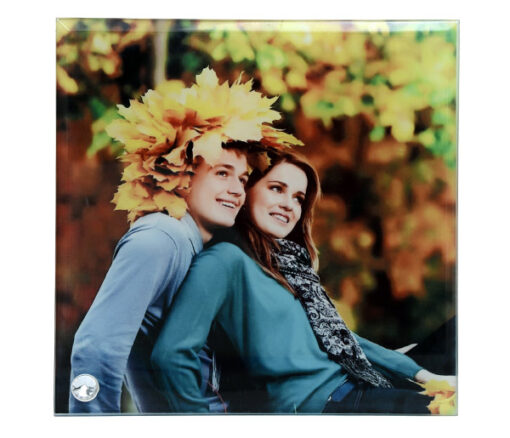Personalised Photo on Glass – Square - Personalised gift from Giftbag in Dubai, UAE