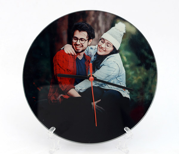 Personalised Photo on Clock - Round