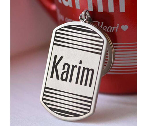 Personalised Metal keychain - Personalised gift from Giftbag in Dubai, UAE