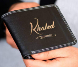 Men's wallet with Name