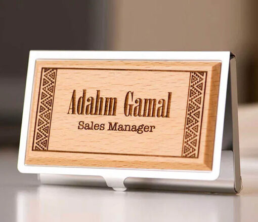Card holder with Personalised Name - Personalised gift from Giftbag in Dubai, UAE
