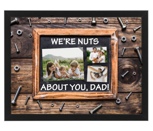 We’re Nuts for You Dad Personalised Frame in Dubai