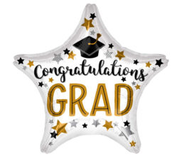 Congratulations Graduation Star Jumbo Balloon 71Cm