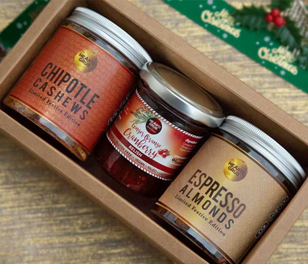 Nuts &amp; Jam Box by Heartigrub - GiftBag.ae - Online Gift Delivery in Dubai