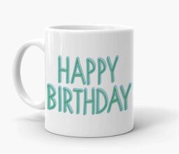 Personalised Happy Birthday Confetti Mug