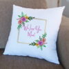 We Love Mom Floral Cushion