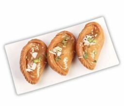 Sweet Holi Wishes Gujiya with Colors Combo