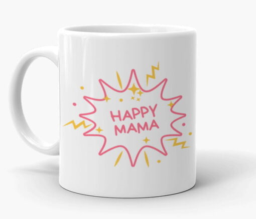 Happy Mama Mug - Personalised gift from Giftbag in Dubai, UAE