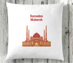 Ramadan Mubarak Mosque Cushion