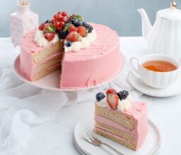 Sugar Free, Gluten Free, Keto Berrylicious Cake