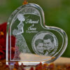Anniversary Plaque acrylic Heart shape