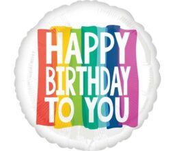 Rainbow Wishes Jumbo Foil Balloon 71CM