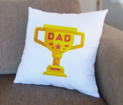 Trophy Dad Cushion - Personalised gift from Giftbag in Dubai, UAE