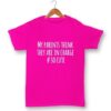 My Parents Think They Are In Charge #socute - Pink T-shirt 1-2Y