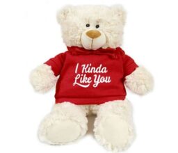 I Kinda Like You - Cream Bear red 38cm