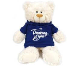 Thinking of You - Cream Bear blue 38cm