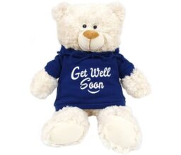 Get Well Soon - Cream Bear blue 38cm