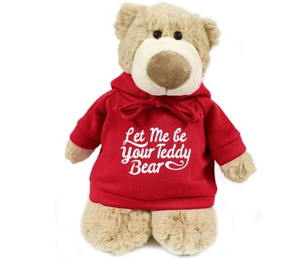 Let Me be Your Teddy Bear - Mascot Bear red 28cm