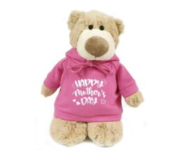 Happy Mother's Day - Mascot  Bear pink 28cm