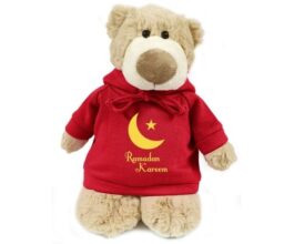 Ramadan Kareem - Mascot Bear red 28cm
