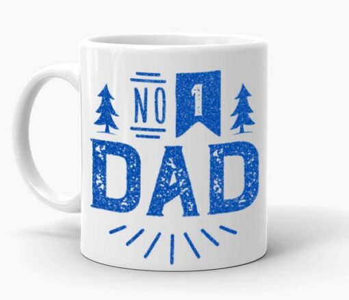 No. 1 Dad Mug - Personalised gift from Giftbag in Dubai, UAE