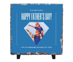 Life is awesome Father's Day Personalised Stone