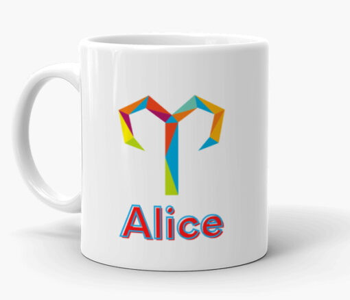 Aries Zodiac Personalised Mug - Personalised gift from Giftbag in Dubai, UAE