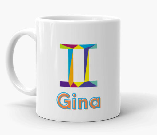 Gemini Zodiac Personalised Mug - Personalised gift from Giftbag in Dubai, UAE