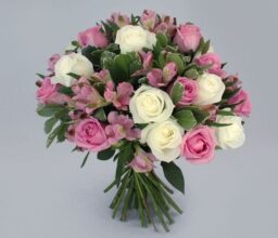 Harmony of Pink & White Roses