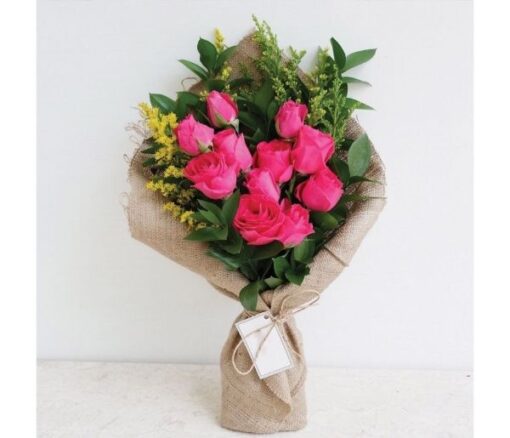 Vibrant in Pink Bouquet in Dubai