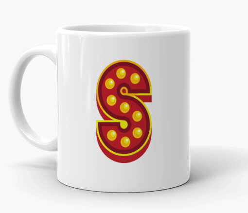 Personalised Letter Lights Mug - Personalised gift from Giftbag in Dubai, UAE