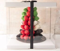 Alternative view of UAE National Flag Dates Tower