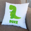 Dino Personalised Name Cushion