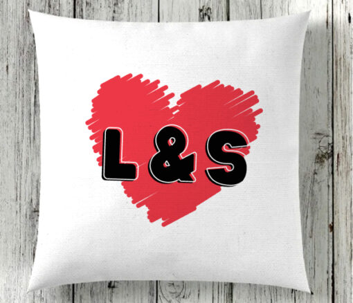 Initials Personalised Cushion in Dubai