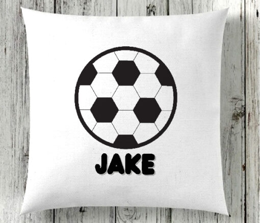 Football Personalised Name Cushion - Personalised gift from Giftbag in Dubai, UAE