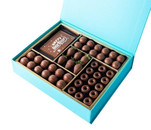 Chocolates and Strawberries New Year Greetings in Dubai
