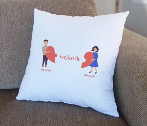 We Just Fit Personalised Cushion in Dubai