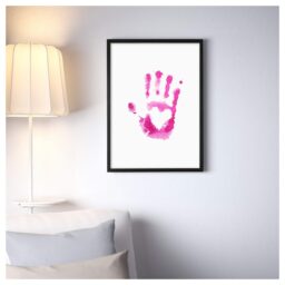 Heart in Hand A3 frame