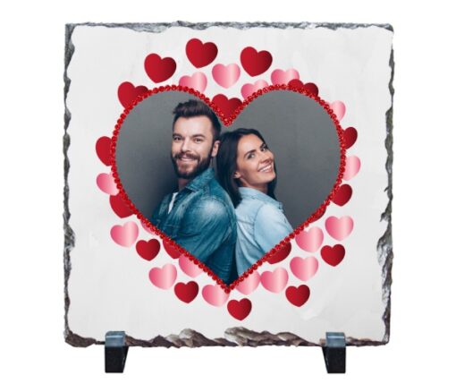 Personalised Heart photo Stone in Dubai
