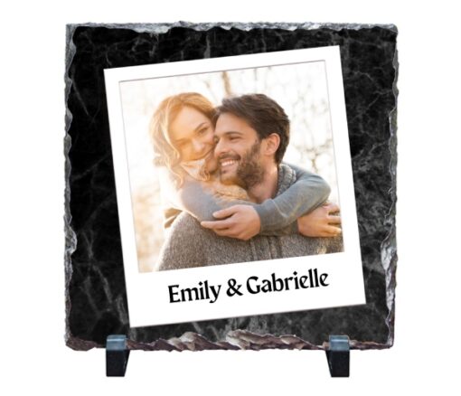 Love in a polaroid Personalised Stone - Personalised gift from Giftbag in Dubai, UAE