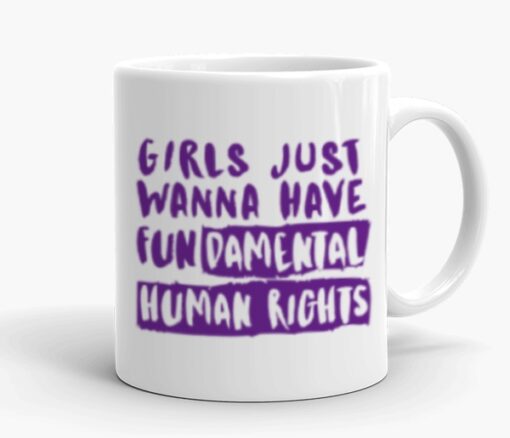 Girls Just Wanna Have Fun Mug - Personalised gift from Giftbag in Dubai, UAE
