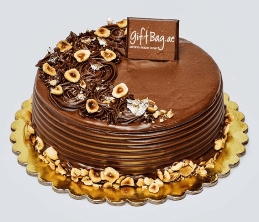 Chocolate Hazelnut Torte-1kg - Cakes gift from Giftbag in Dubai, UAE