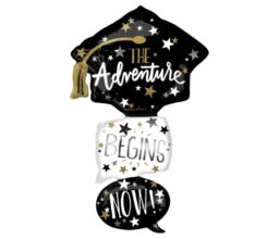 Graduation Cap Bubbles Giant Multi-Balloon