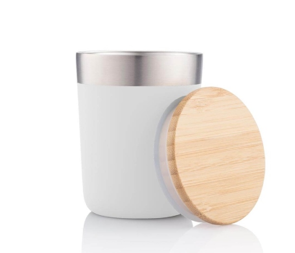 LAREN - CHANGE Collection Insulated Mug - White - Image 3