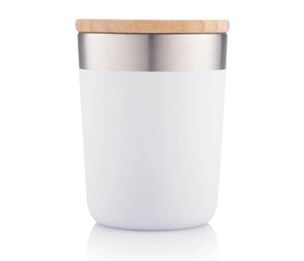 LAREN - CHANGE Collection Insulated Mug - White