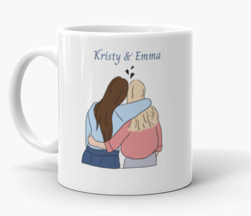 Personalised Names Soul Sisters Mug in Dubai